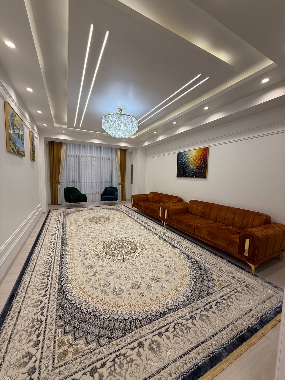 31 2-комнатная квартира, 105 м², рядом с парком А. Навои (Ашан) район р. Исмоили Сомони (Центр) Душанбе 1 комн фото 9
