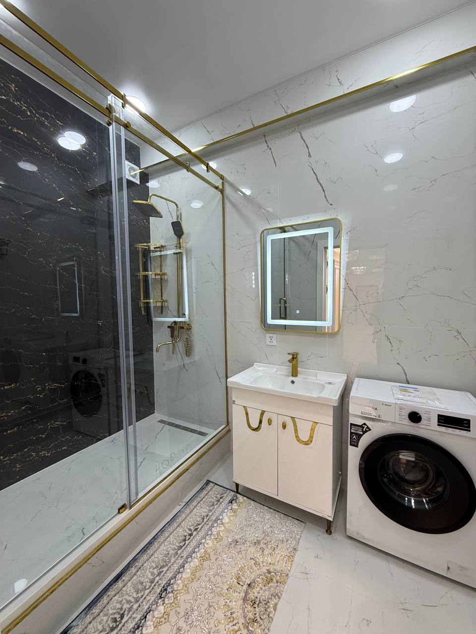 37 2-комнатная квартира, 105 м², рядом с парком А. Навои (Ашан) район р. Исмоили Сомони (Центр) Душанбе 1 комн фото 3